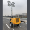 Portable Mobile Light Towers Trailer 4 X 1000W Mobile Light Tower Trailer Factory